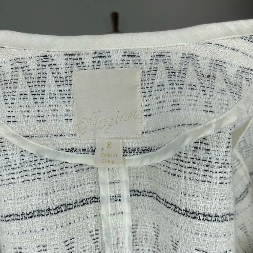 McGinn 'Skye' Tweed Jacket Women's Size 6 - Picture 8 of 11